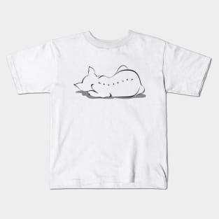 Sleeping Cat Kids T-Shirt